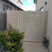 Slat fencing